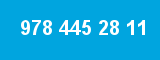 978 445 28 11